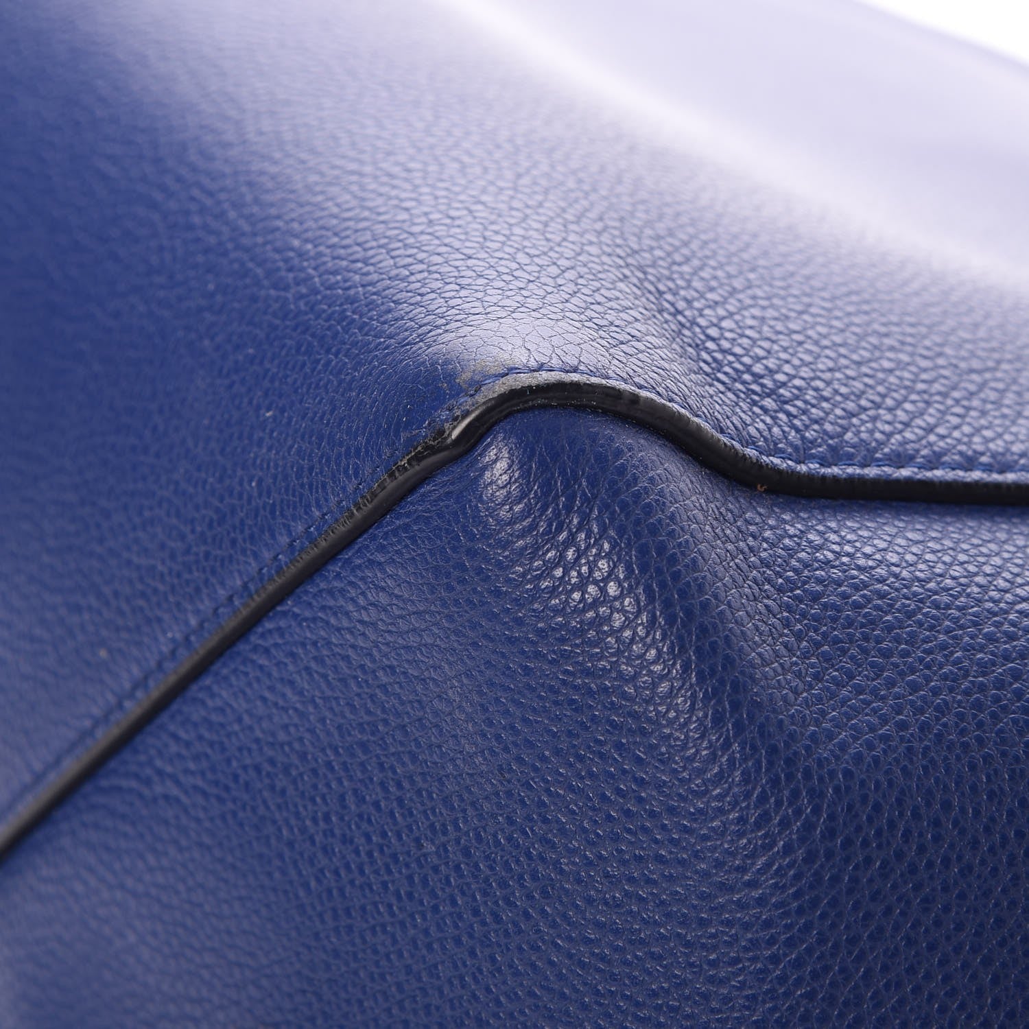 Celine Soft Grained Calfskin Small Belt Cabas Phantom Indigo 11 of 11