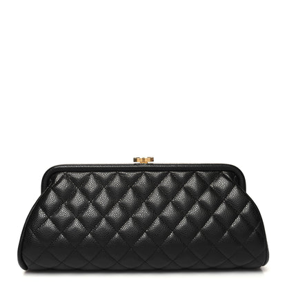 Chanel Caviar Quilted Timeless Clutch Black 1 of 12