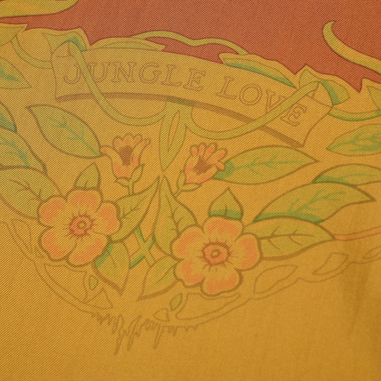 Silk Jungle Love Scarf 90