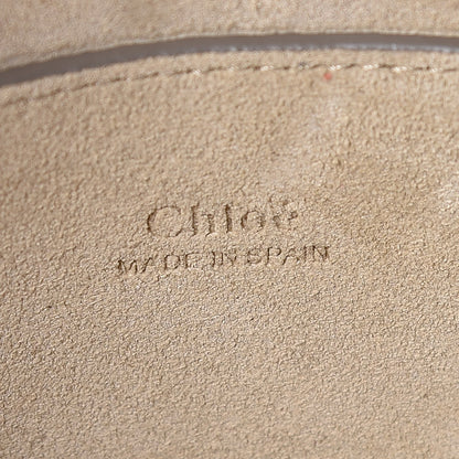 Chloe Suede Calfskin Small Faye Shoulder Bag Black 8 of 10