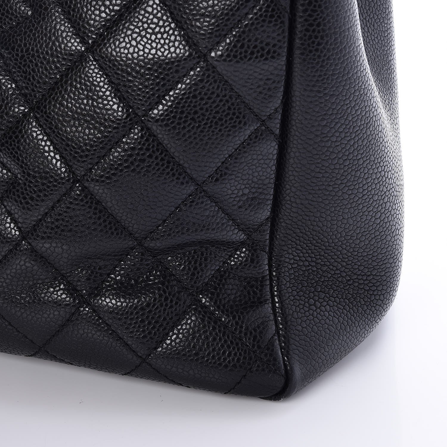 Chanel Caviar Quilted Grand Shopping Tote GST Black 9 of 10