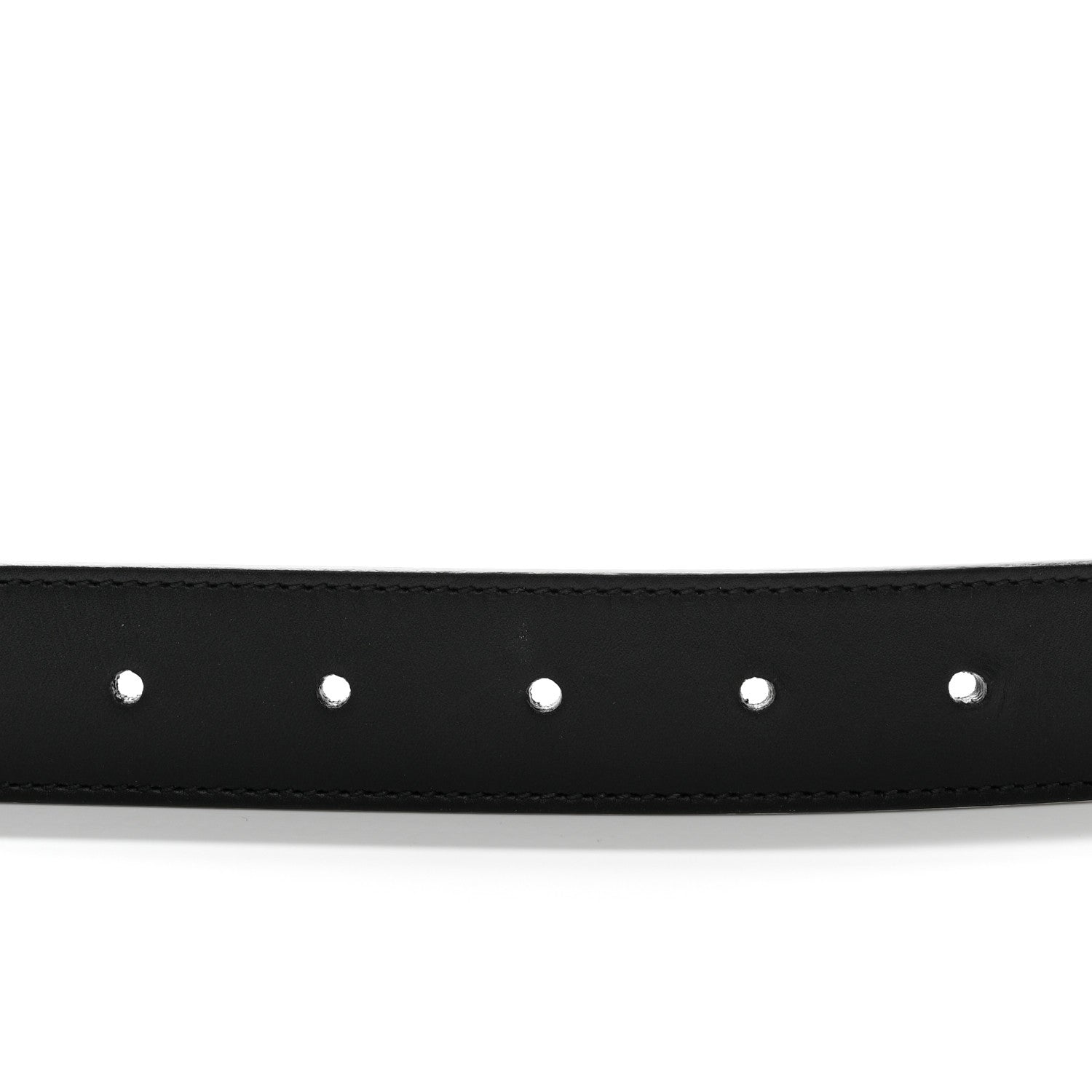 Gucci Calfskin Double G 30mm Belt 80 32 Black 3 of 6