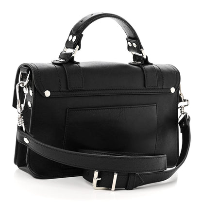 Proenza Schouler Lambskin Tiny PS1 Satchel Black 3 of 9