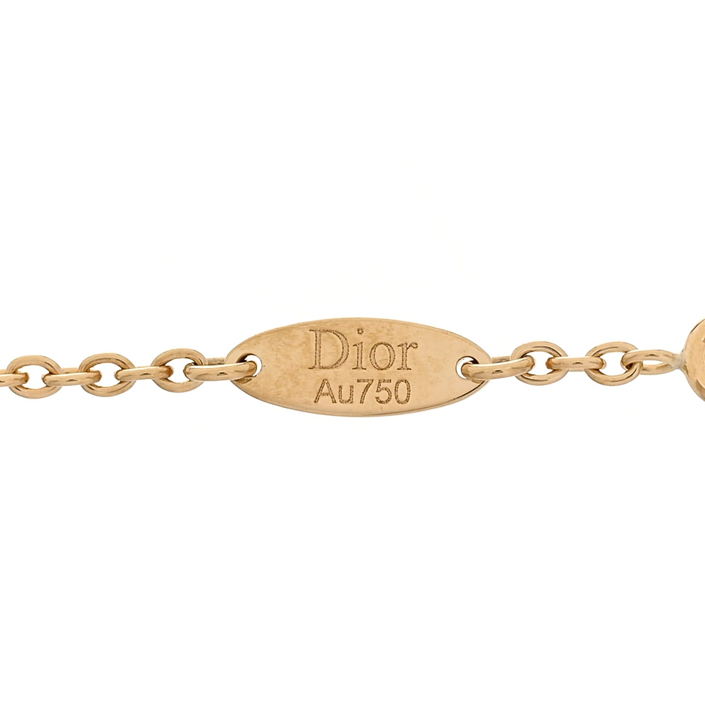 18K Yellow Gold Diamond Mother of Pearl Rose Des Vents 3-Station Bracelet
