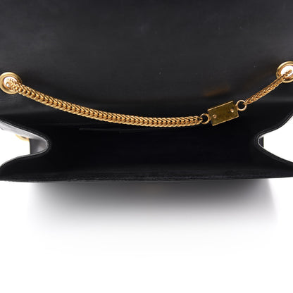 Saint Laurent Smooth Calfskin Medium Classic Monogram Kate Tassel Satchel Black 5 of 11