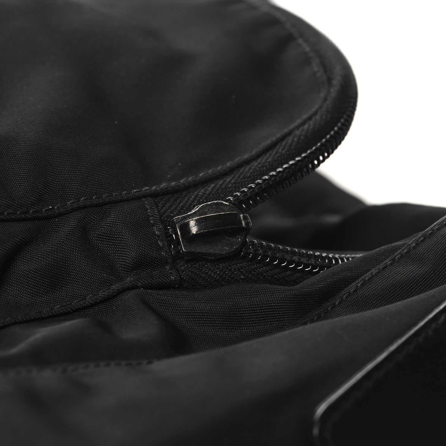 Prada Tessuto Nylon Saffiano Vela Messenger Bag Black 10 of 13