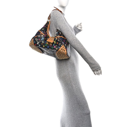 Louis Vuitton Monogram Multicolor Chrissie Black 2 of 10