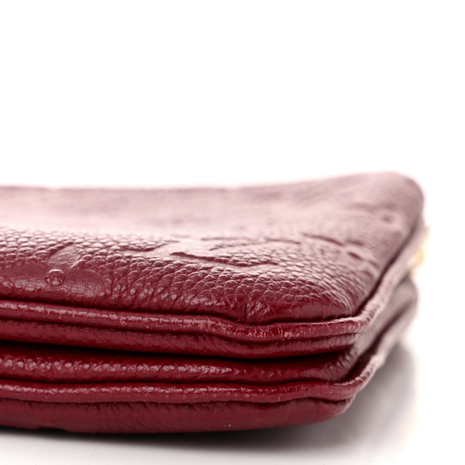 Louis Vuitton Empreinte Double Zip Pochette Cherry Berry 10 of 12