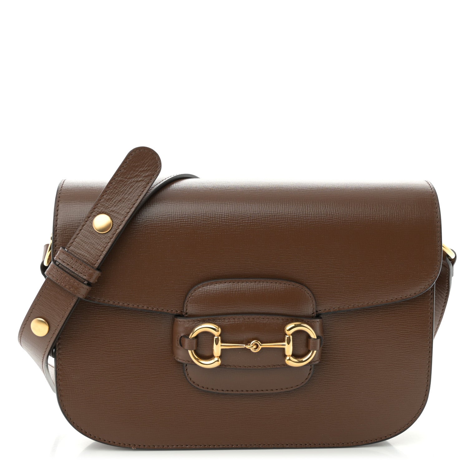 Gucci Azalea Calfskin Horsebit 1955 Shoulder Bag Brown Sugar 1 of 10