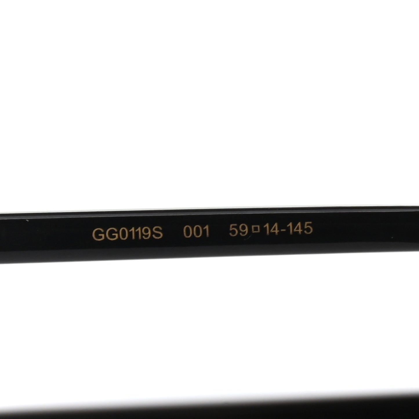Aviator Sunglasses GG0119S Black