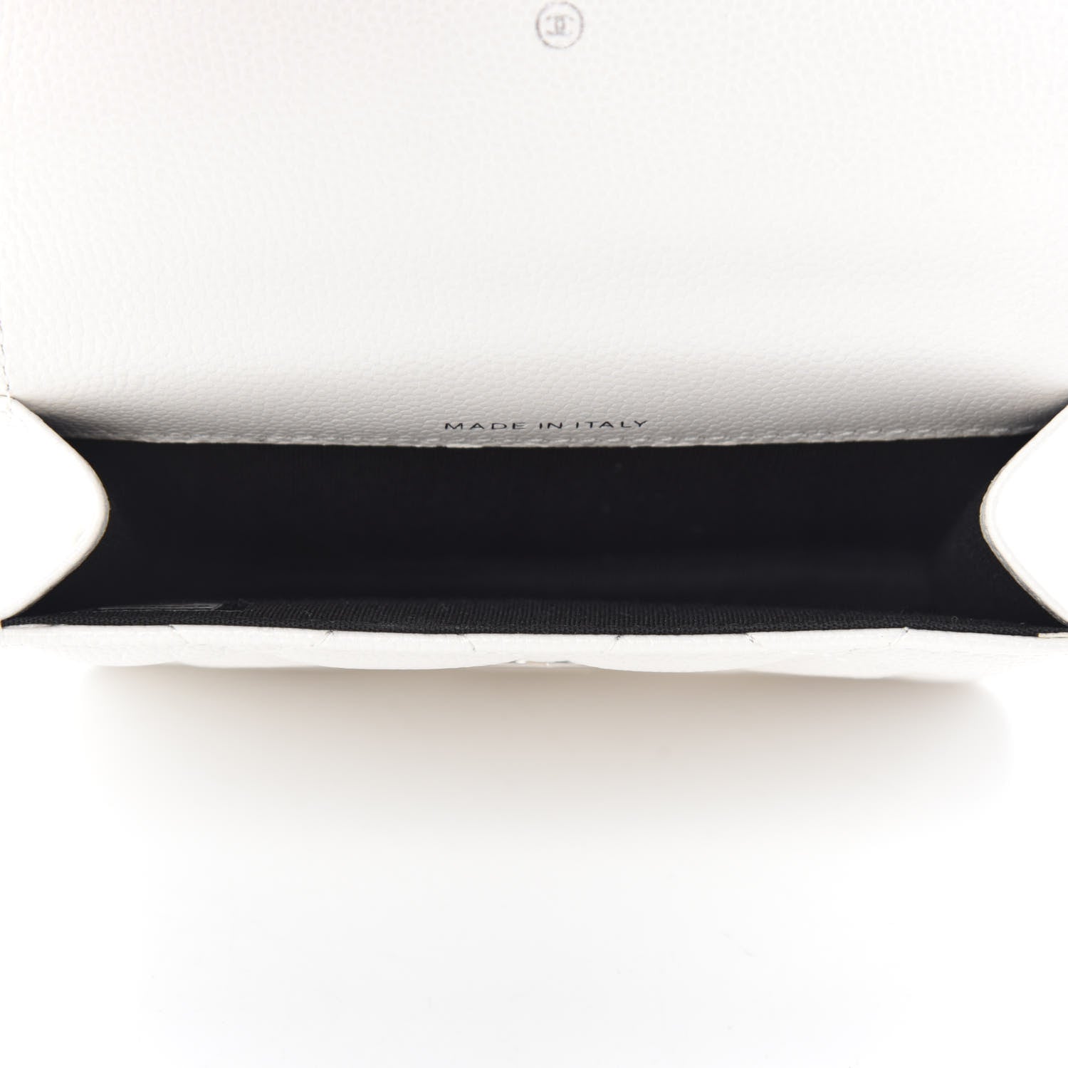 Chanel Caviar Quilted My Everything Belt Flap Card Holder White 5 of 12