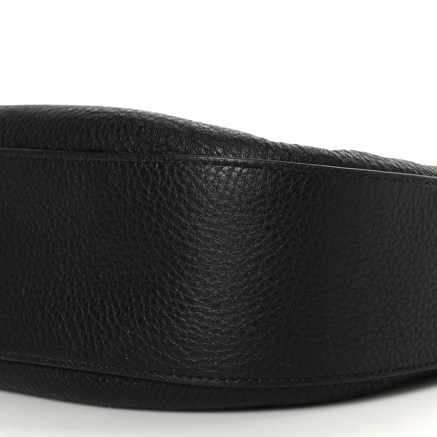 Vitello Phenix Zippered Messenger Hobo Black