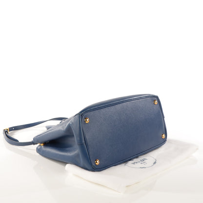 Prada Saffiano Medium Galleria Double Zip Tote Bleuette 8 of 26