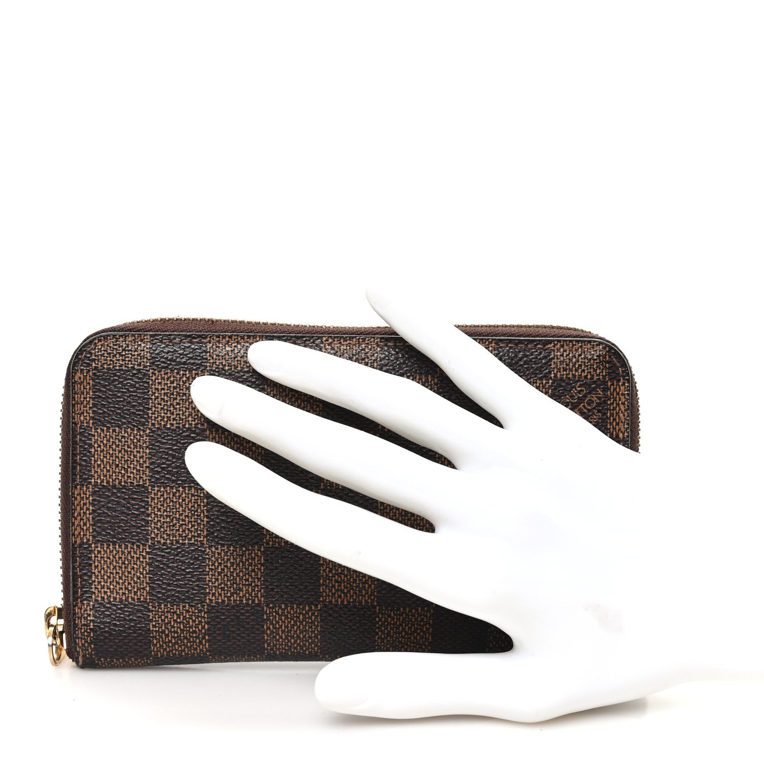 Louis Vuitton Damier Ebene Zippy Compact Wallet 2 of 8