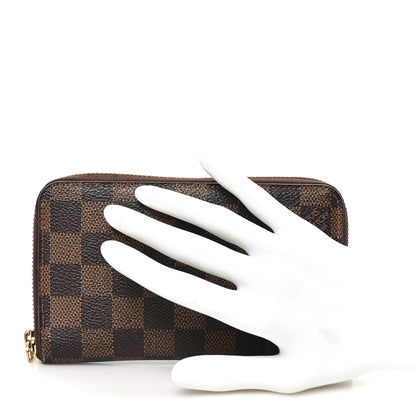 Louis Vuitton Damier Ebene Zippy Compact Wallet 2 of 8