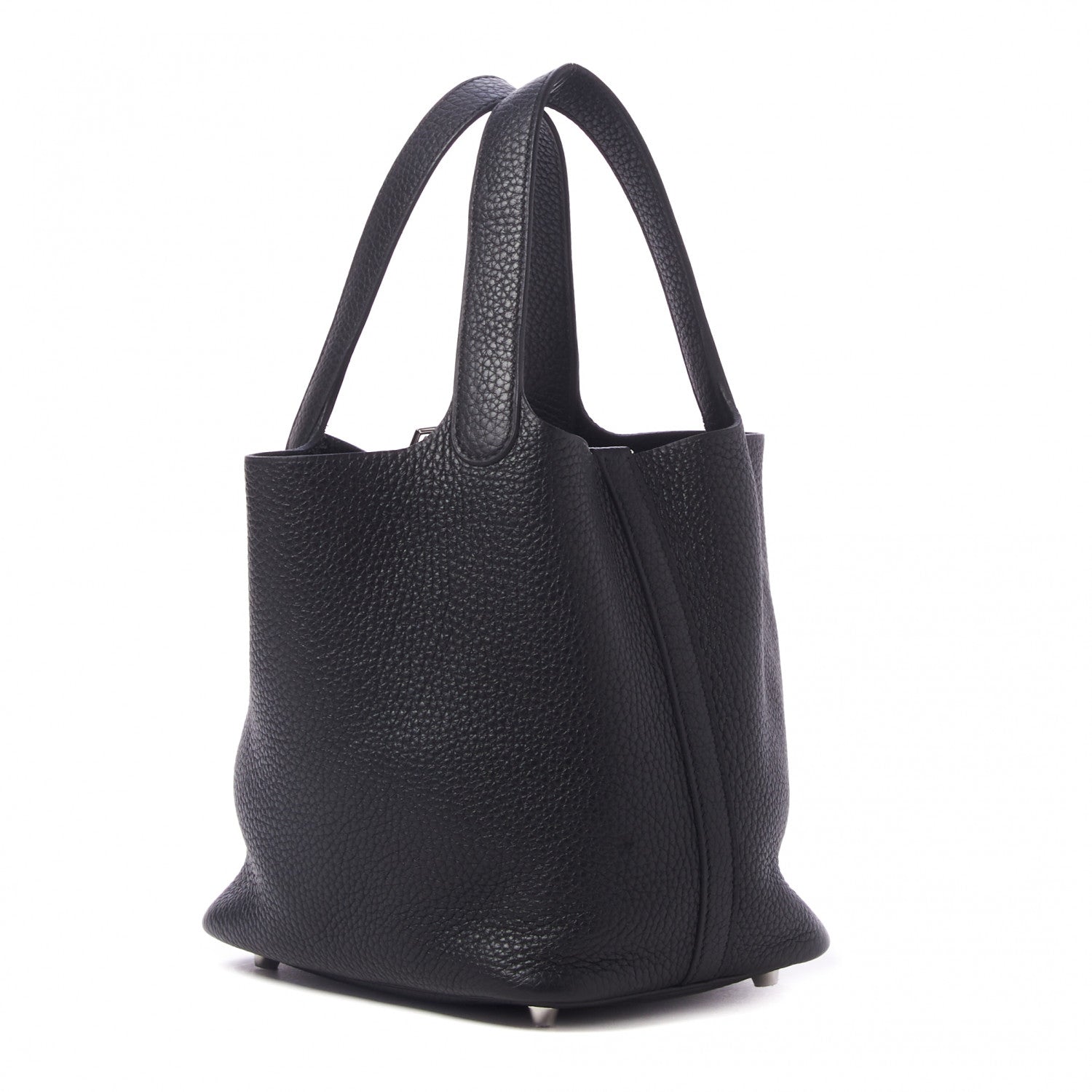 Hermes Taurillon Clemence Picotin Lock 18 PM Black 3 of 9