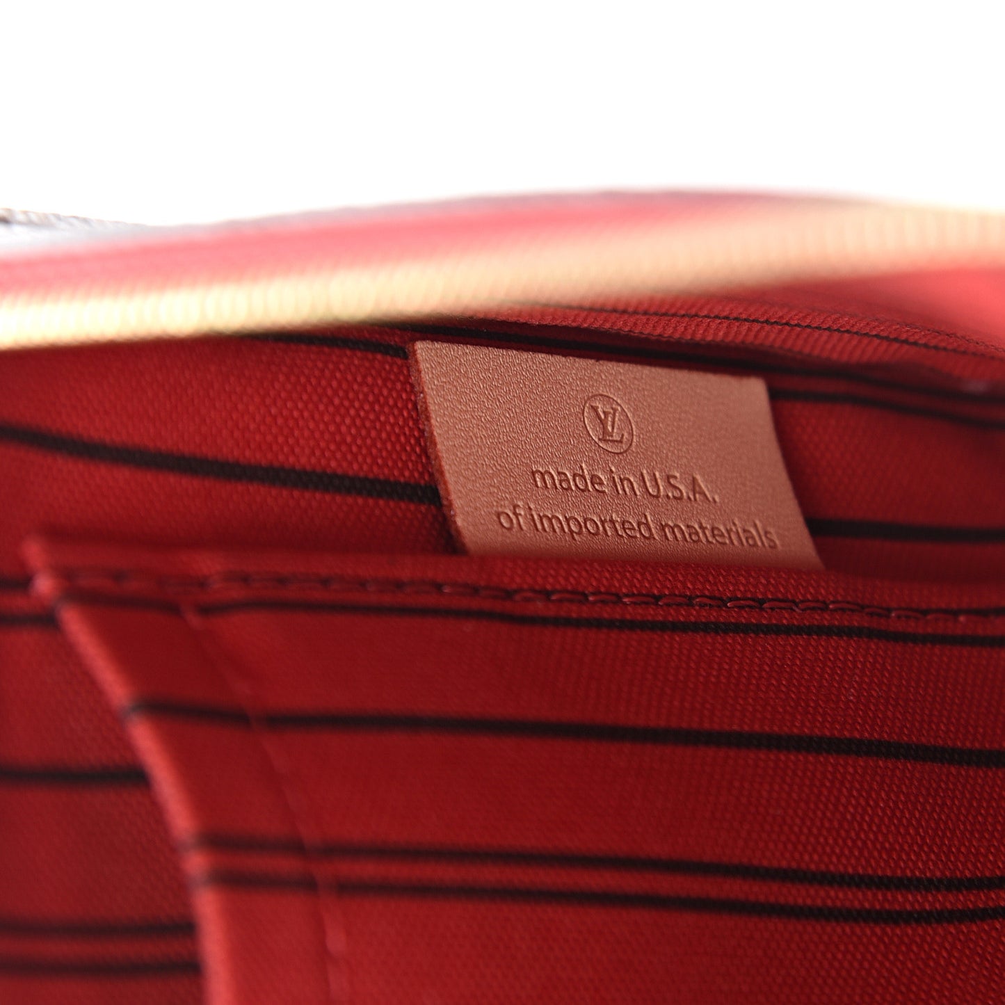 Monogram Neverfull MM GM Pochette Cherry