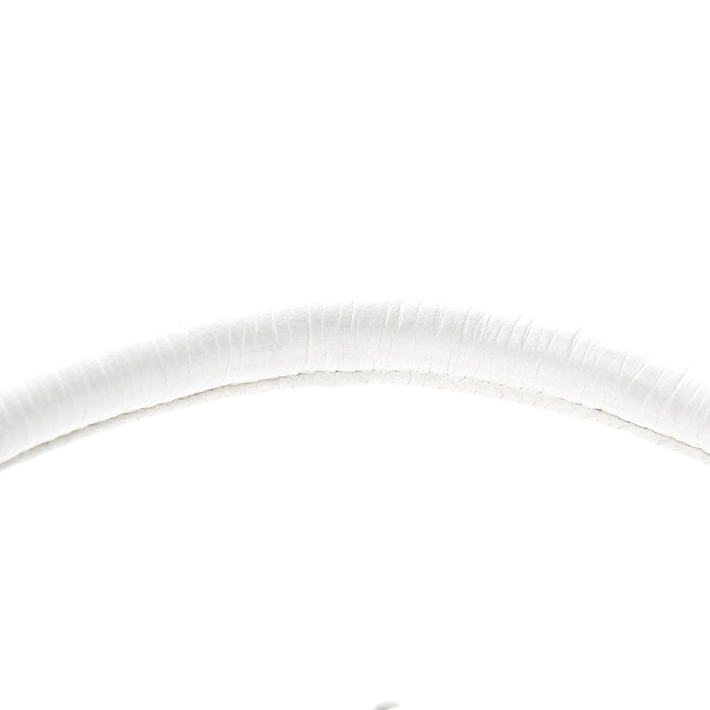 Cervo Deerskin Intrecciato Satchel White