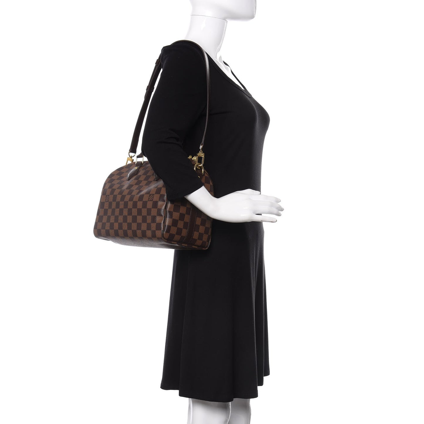 Damier Ebene Speedy Bandouliere 25