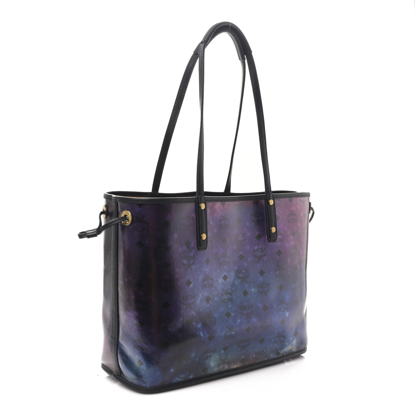 Visetos Medium Project Reversible Shopper Tote Cognac