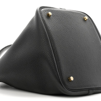 Hermes Taurillon Clemence Picotin Lock 22 MM Black 9 of 10
