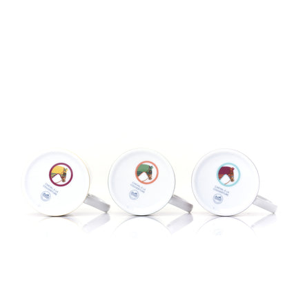 Hermes Porcelain Cheval A La Couverture Mug Set of 3 6 of 14