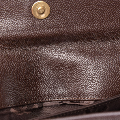 Chanel Caviar Small Tote Brown 9 of 21