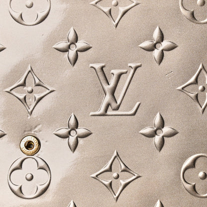 Louis Vuitton Vernis Felicie Pochette Chain Wallet Champagne Metallise 13 of 14