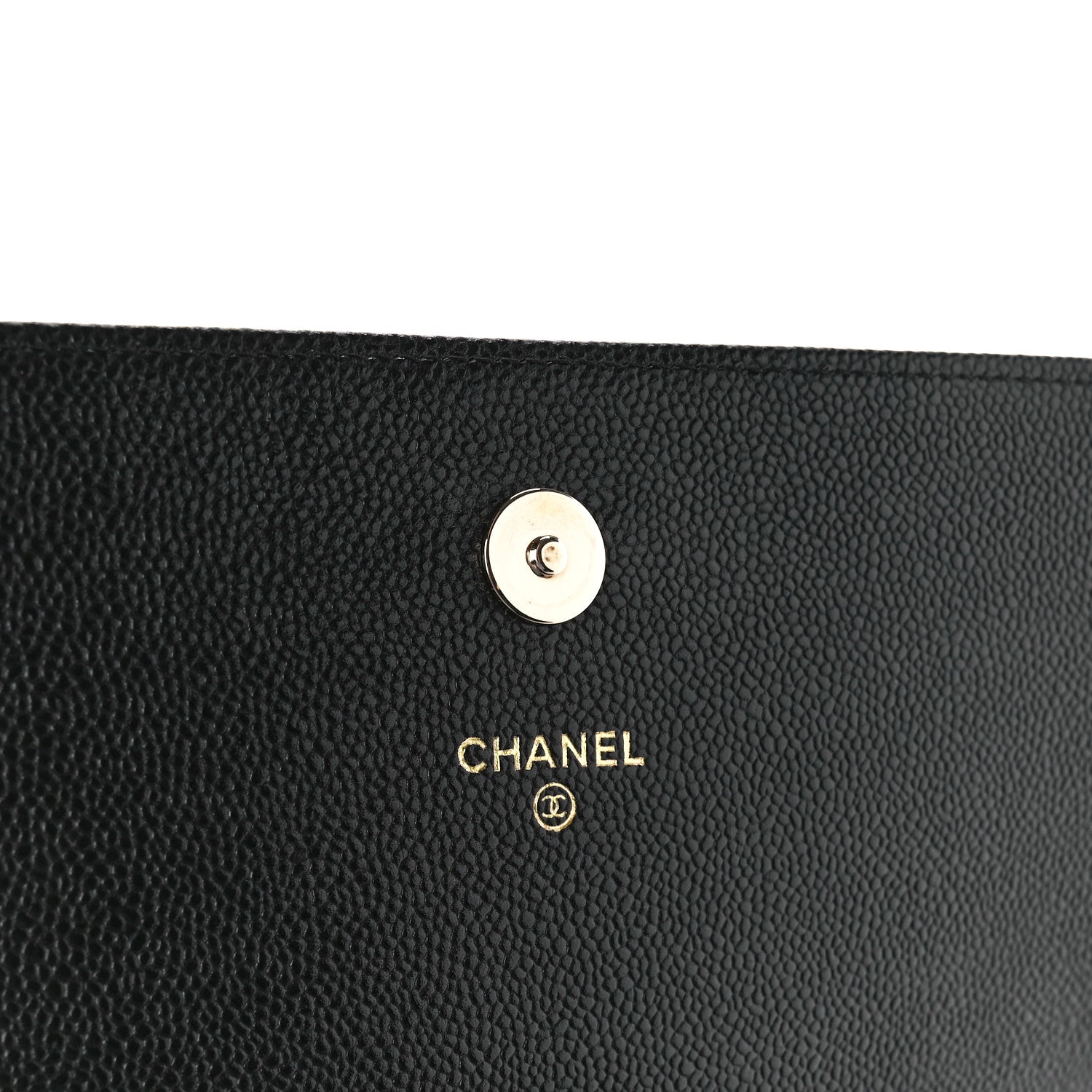 Chanel Caviar Quilted Boy Wallet On Chain WOC Black 6 of 11
