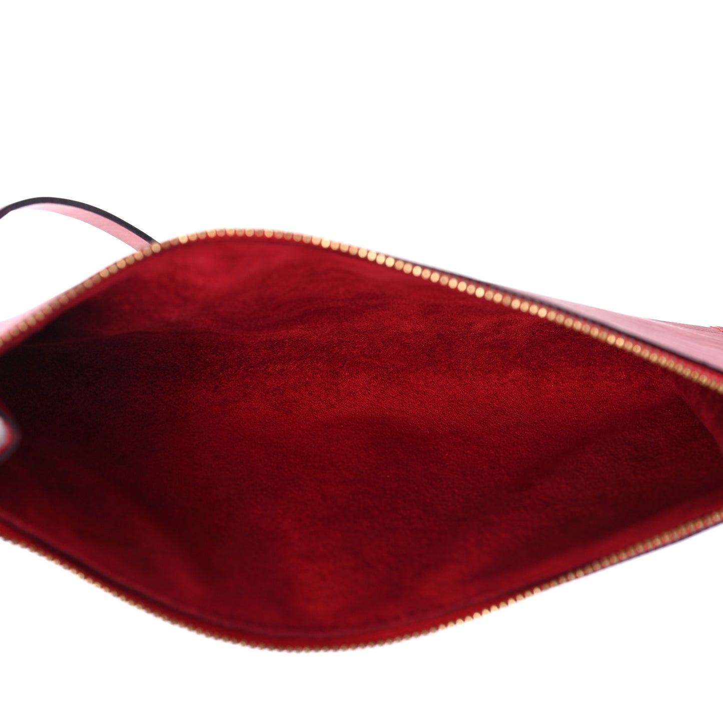 Epi Pochette Accessories 21 Castillan Red