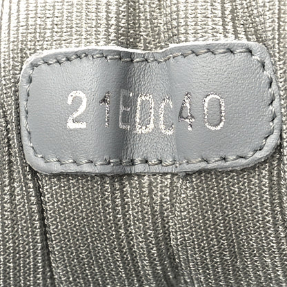 Christian Dior Smooth Calfskin Oblique Galaxy Perforated Mens B27 Low Top Sneakers 40 Beige Grey 9 of 9