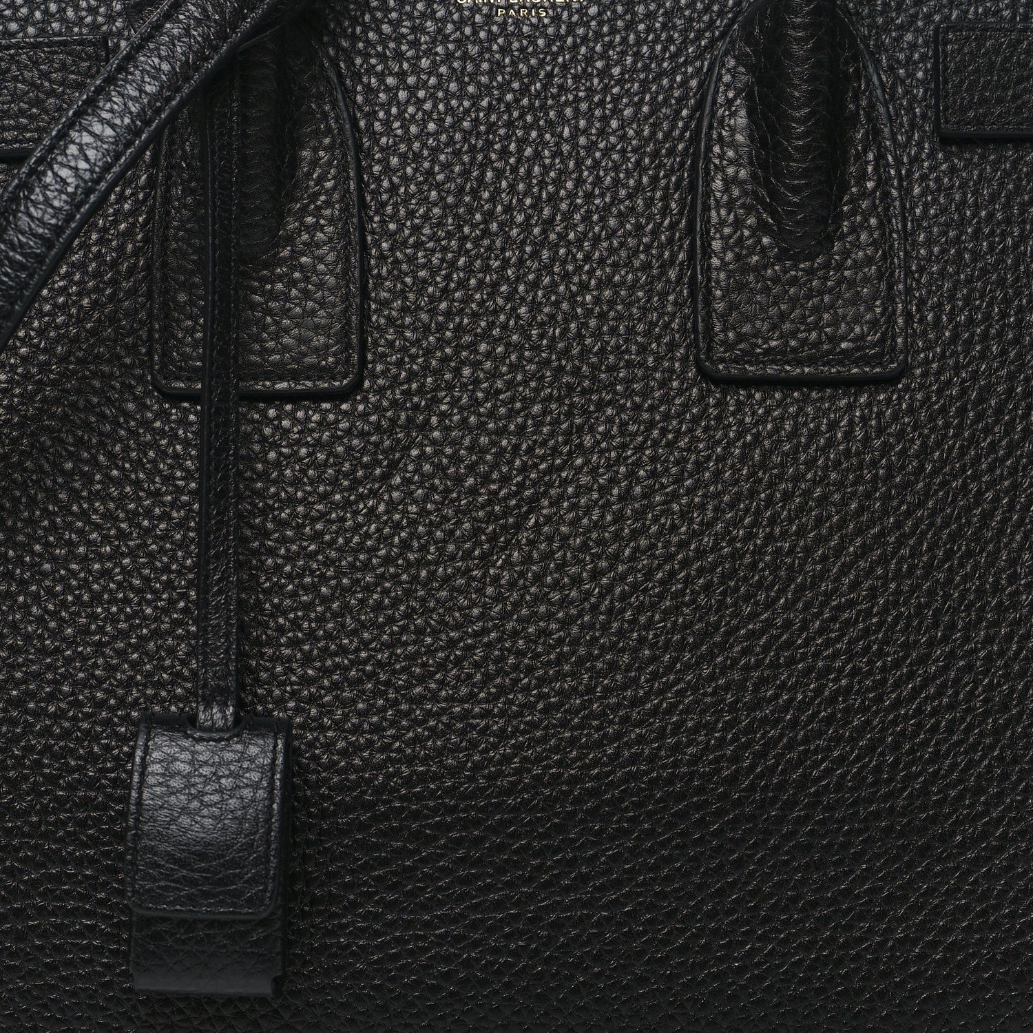 Saint Laurent Grained Calfskin Small Sac De Jour Black 8 of 10