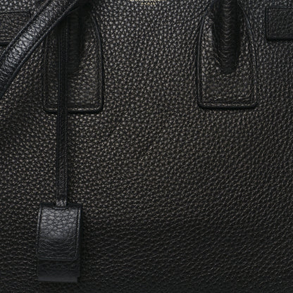 Saint Laurent Grained Calfskin Small Sac De Jour Black 8 of 10