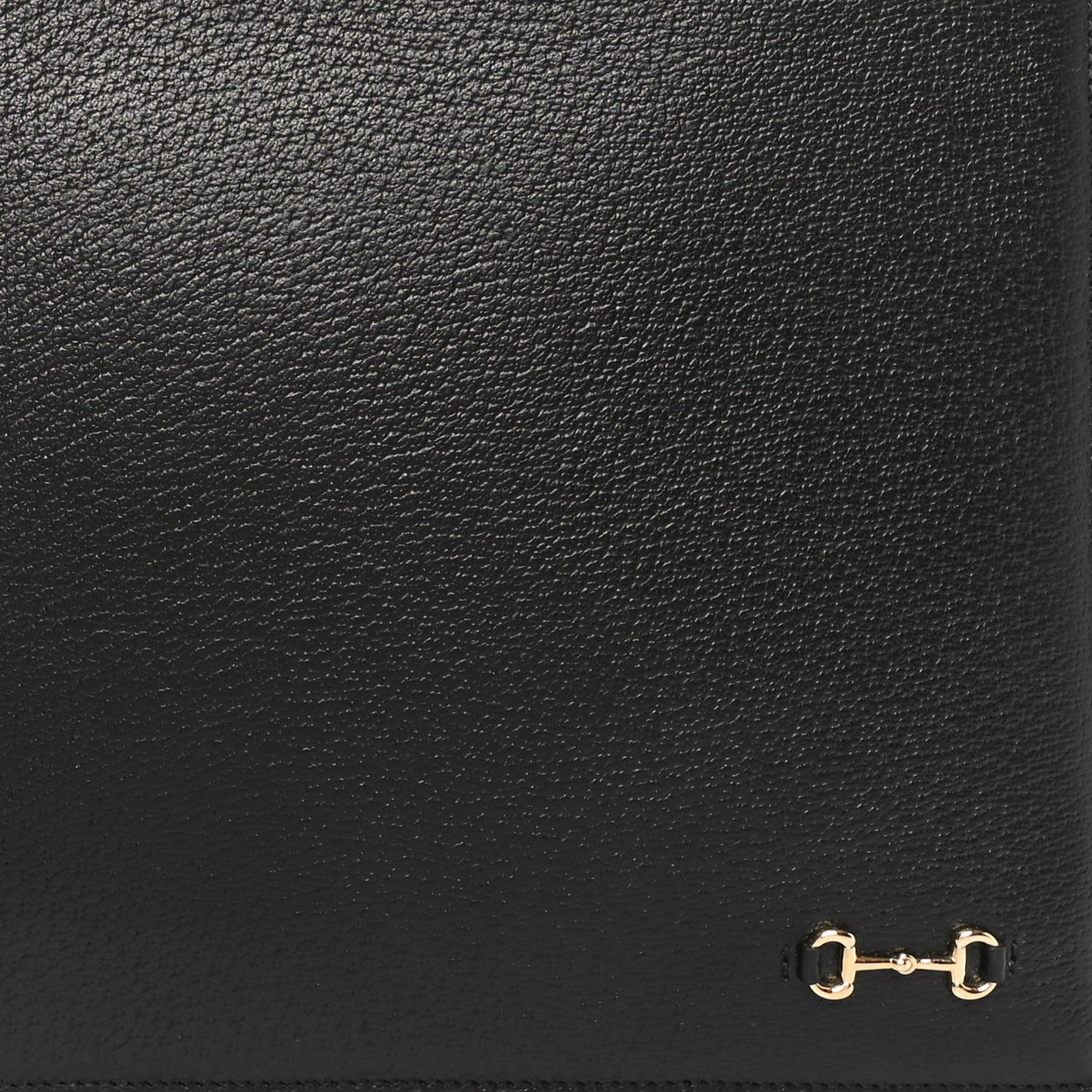 Calfskin Horsebit 1955 Wristlet Pouch Black