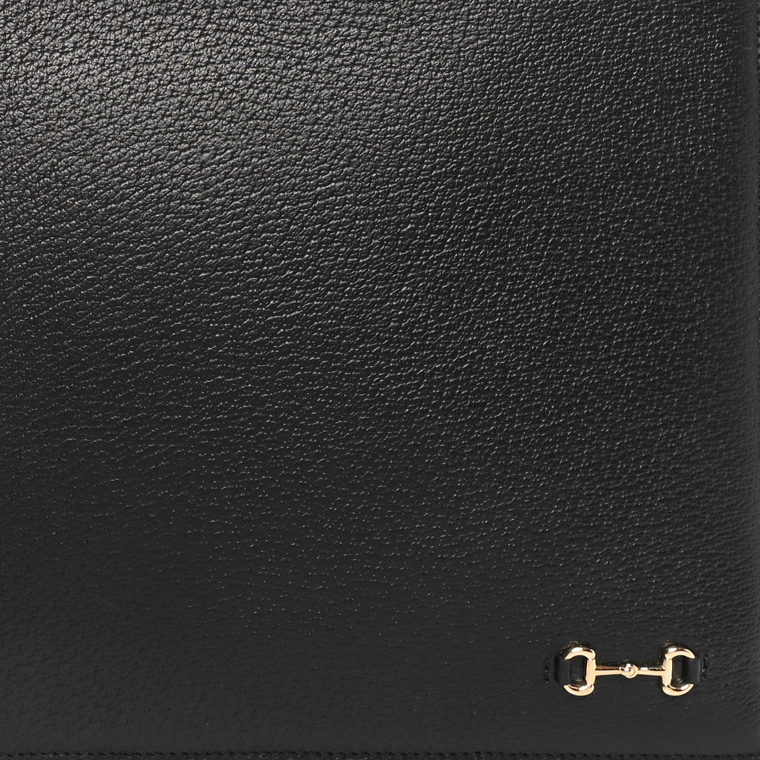 Gucci Calfskin Horsebit 1955 Wristlet Pouch Black 8 of 8