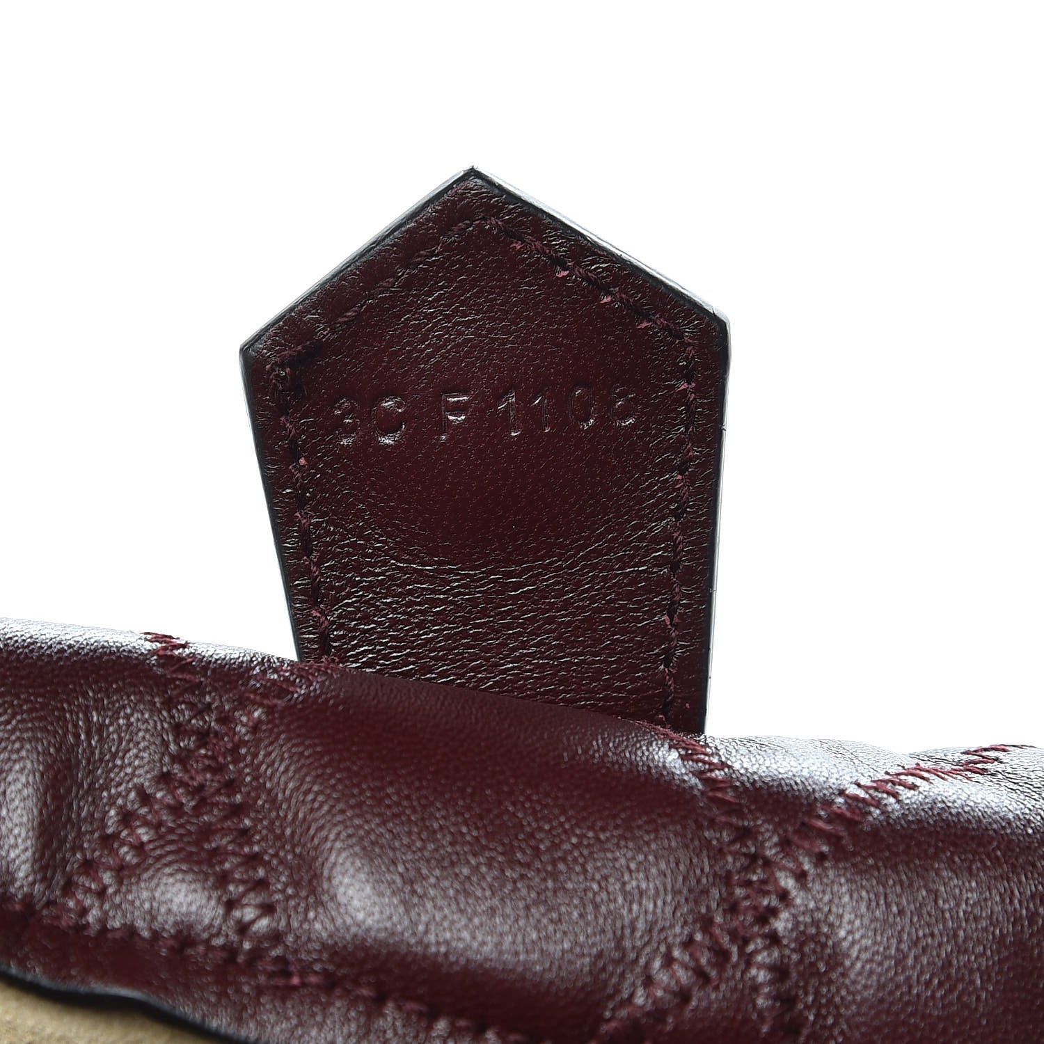 Givenchy Lambskin Quilted Mini GV Bucket Bag Aubergine 6 of 11