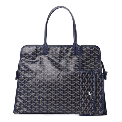 Goyard Goyardine Sac Hardy Pet Carrier PM Navy 1 of 9