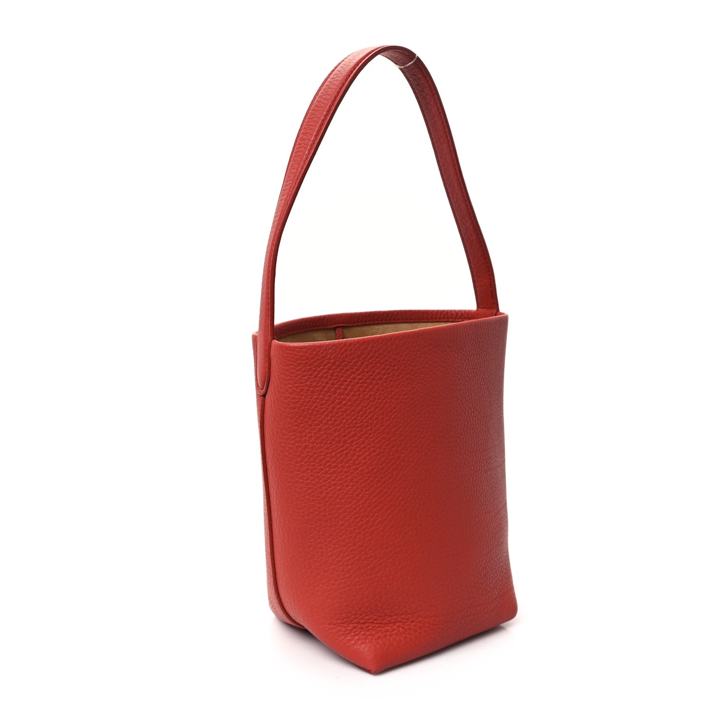 Grained Calfskin Small N/S Park Tote Rust