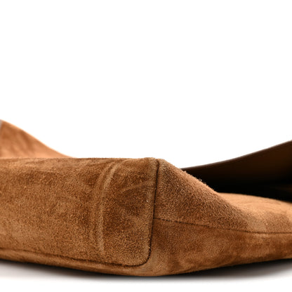 Saint Laurent Suede Large Cassandre Pouch On Chain Caramel Cognac 9 of 11