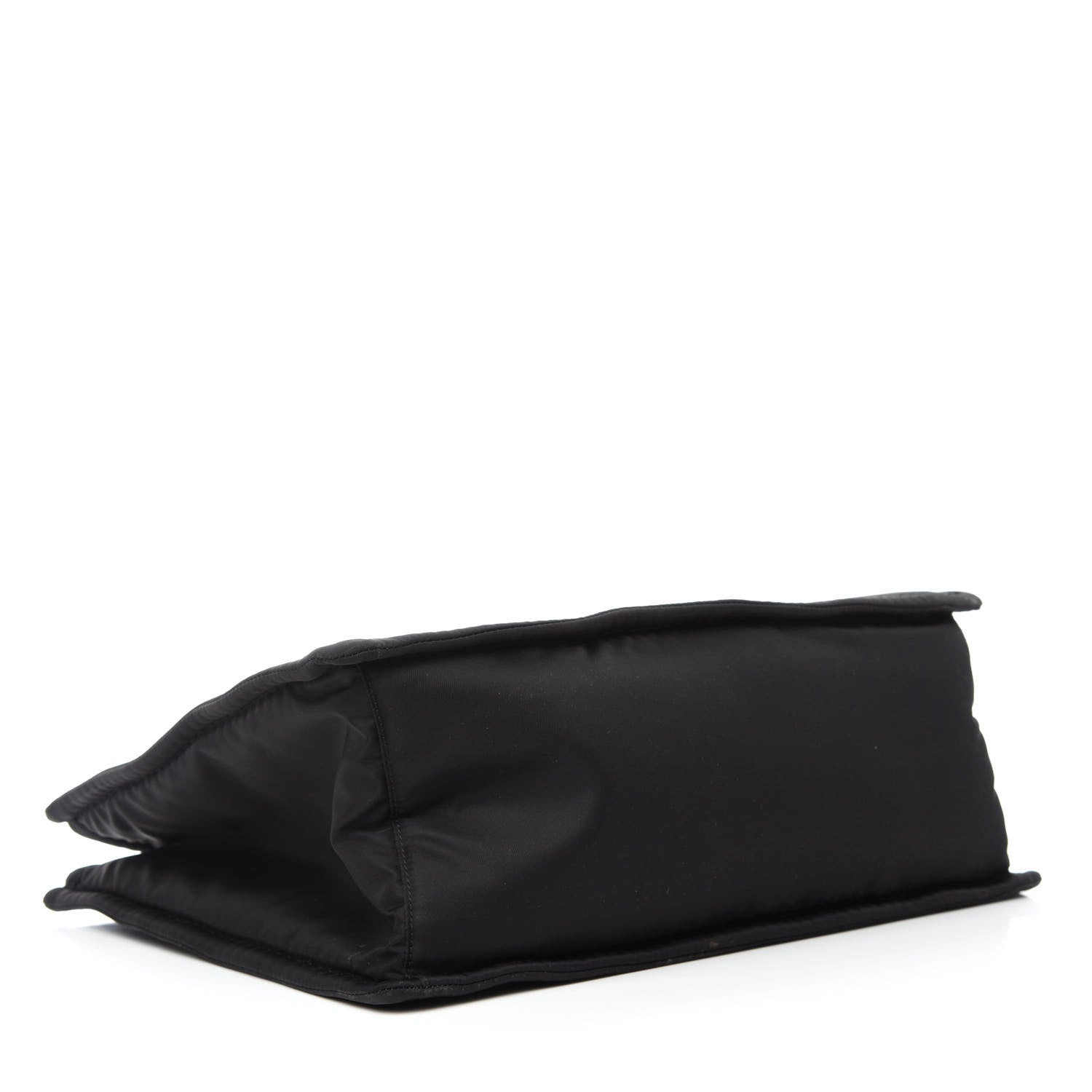 Prada Tessuto Nylon Chain Shoulder Bag Black 4 of 9