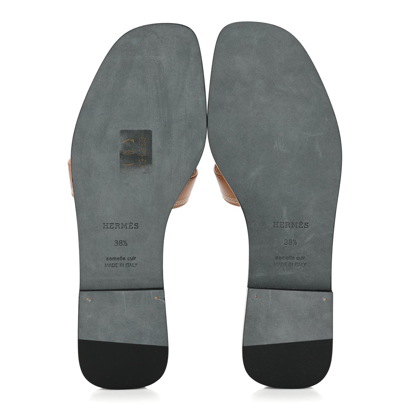 Calfskin Embroidered Oran Sandals 38.5 Gold