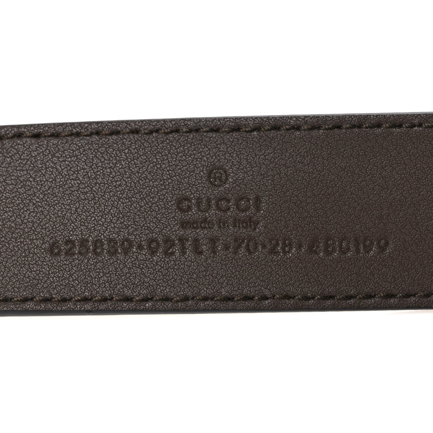 GG Supreme Monogram Matte Plutone Calfskin Double G 30mm Belt 70 28 Beige Ebony New Acero