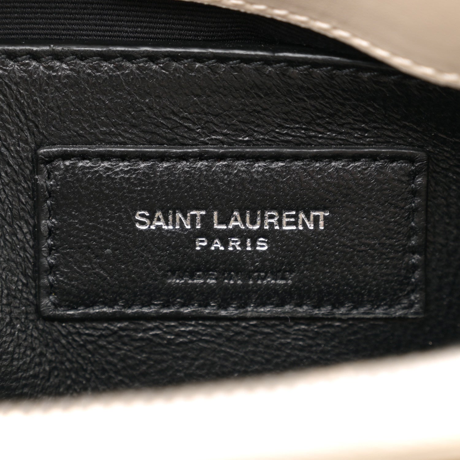 Saint Laurent Calfskin Y Quilted Monogram Small Loulou Chain Satchel Crema Soft 6 of 12