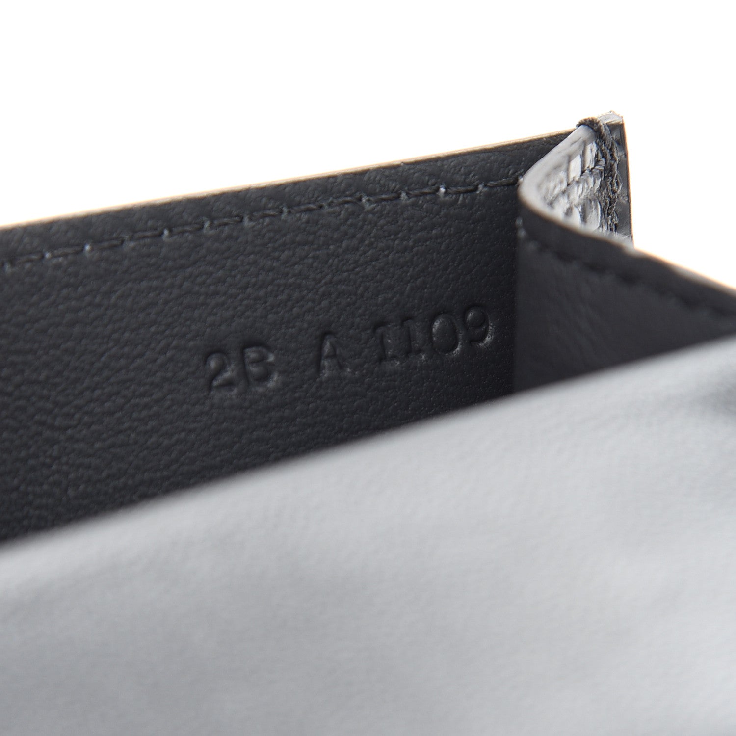 Givenchy Calfskin Crocodile Embossed Mini Phone Crossbody Bag Grey 7 of 11