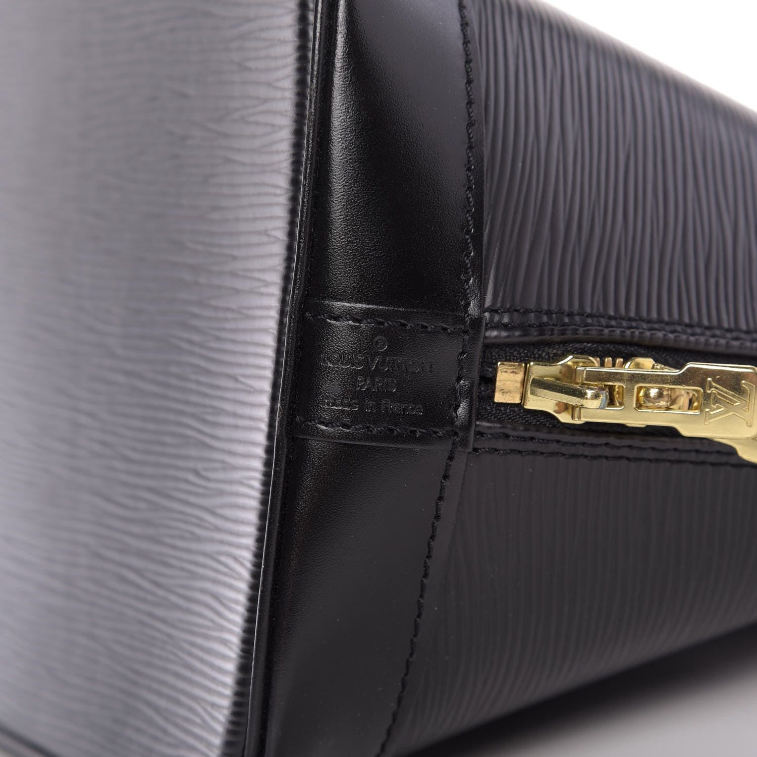 Louis Vuitton Epi Alma PM Black 8 of 9