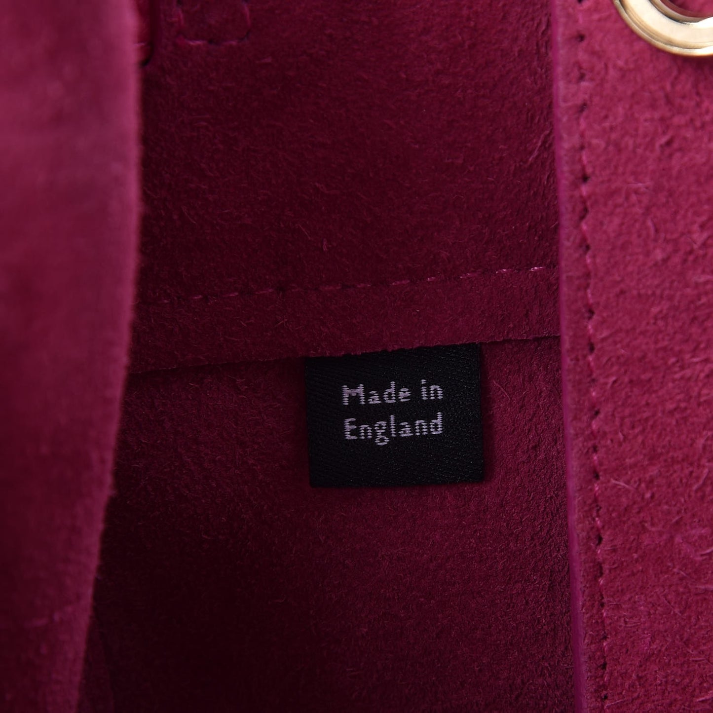 Spongy Pebbled Calfskin Bayswater Hot Fuchsia