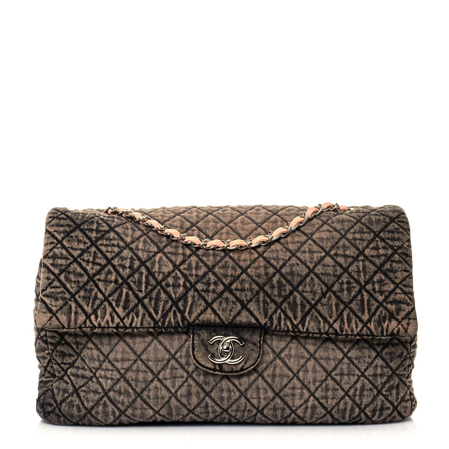 Denim Quilted Denimpression XXL Flap Rose Clair