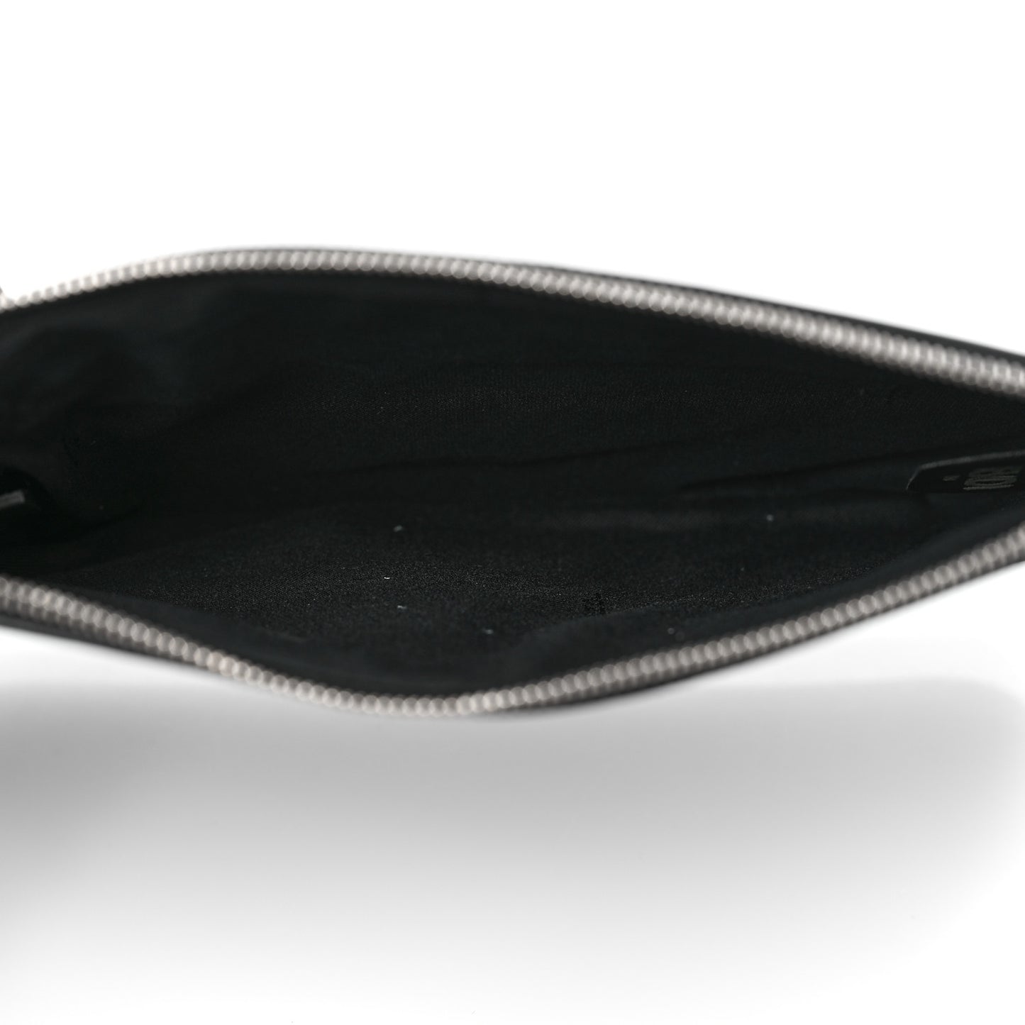 Calfskin Pearl F is Fendi Embellished Triplette Pouch Set Black