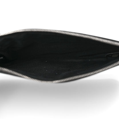 Fendi Calfskin Pearl F is Fendi Embellished Triplette Pouch Set Black 6 of 10