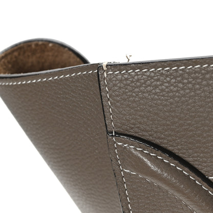 Celine Drummed Calfskin Mini Luggage Souris Souris 10 of 12